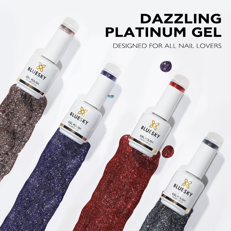 Dazzling Platinum Gel Polish